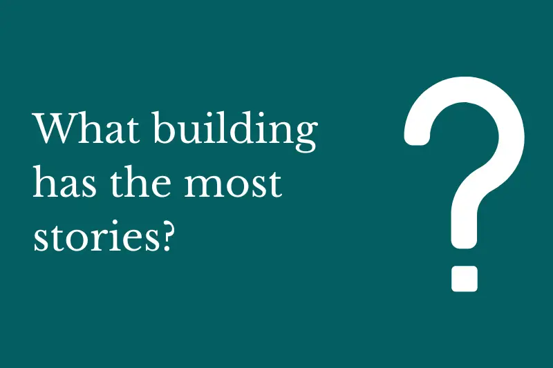 The answer to the riddle: What building has the most stories?